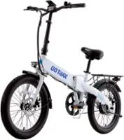 GoTrax - Z4 LITE Folding eBike w/ 25 mile Max Operating Range and 20 MPH Max Speed - White - Front_Zoom