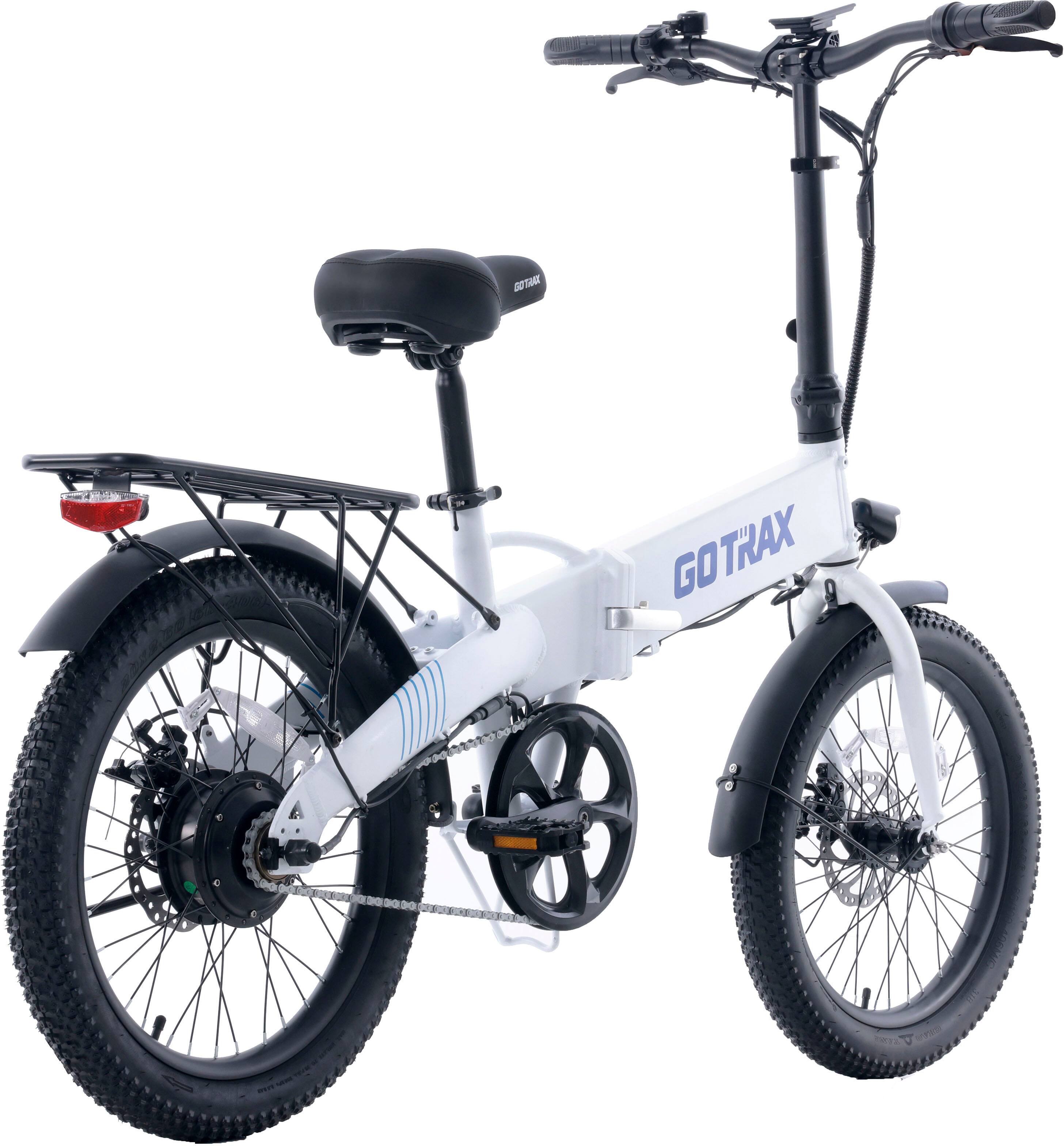 Alt View 11. GoTrax - Z4 LITE Folding eBike w/ 25 mile Max Operating Range and 20 MPH Max Speed - White.