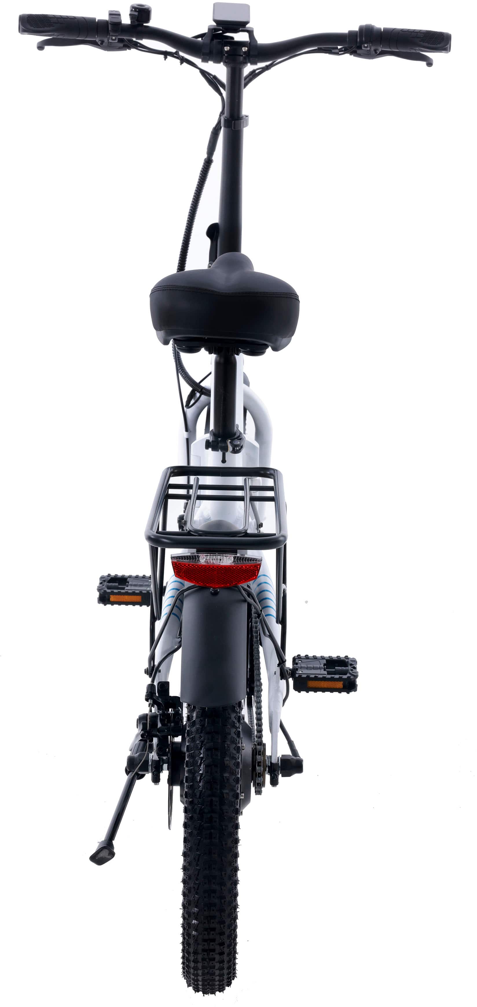 Alt View 13. GoTrax - Z4 LITE Folding eBike w/ 25 mile Max Operating Range and 20 MPH Max Speed - White.