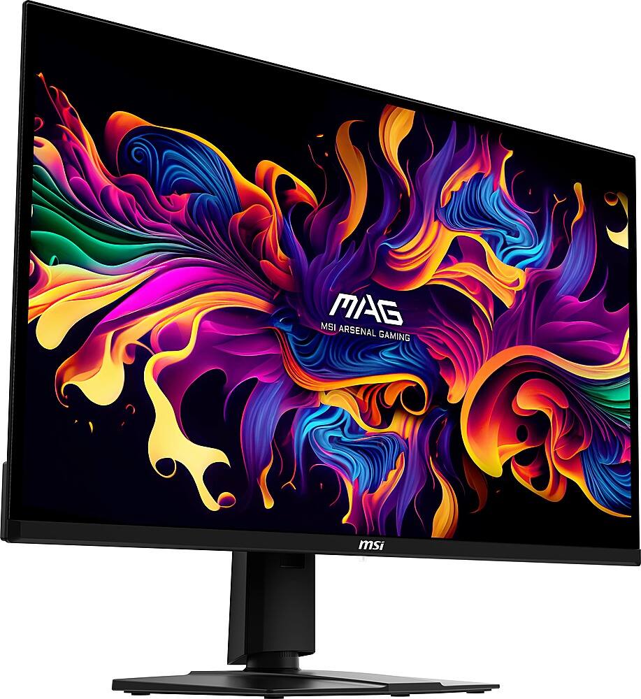 Alt View 1. MSI - MAG321UPXQDOLED 32" Quantum Dot OLED UHD 240Hz 0.03ms FreeSyncPremium Monitor with HDR400 (DisplayPort, HDMI, USB-C) - Black.