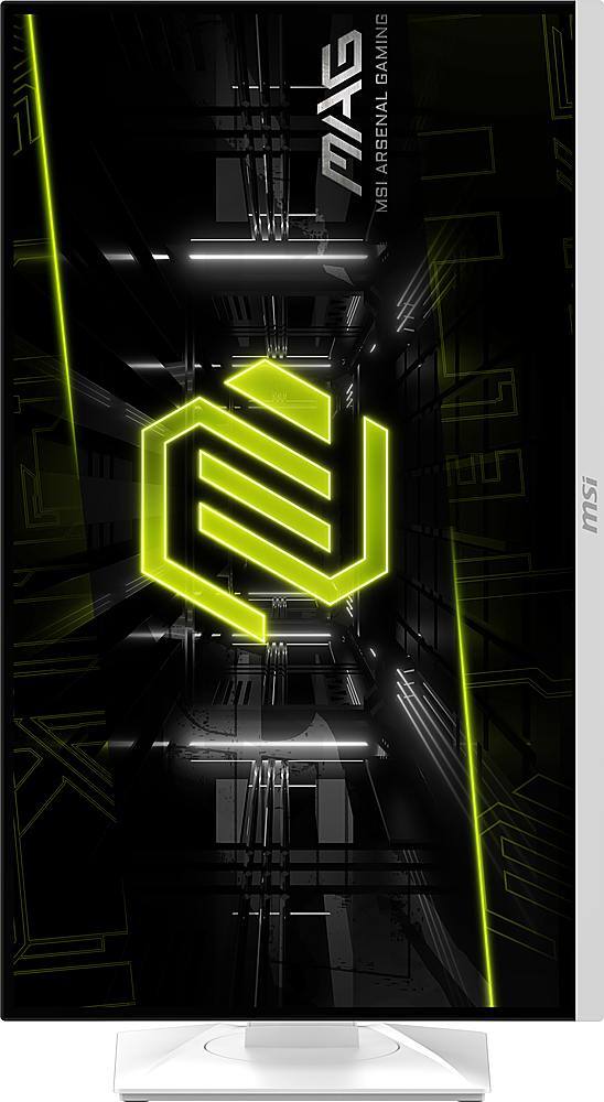 Back. MSI - MAG274QRFW 27"  QHD 180Hz 1ms Gaming Monitor with HDR400  (DisplayPort, HDMI, ) - White.