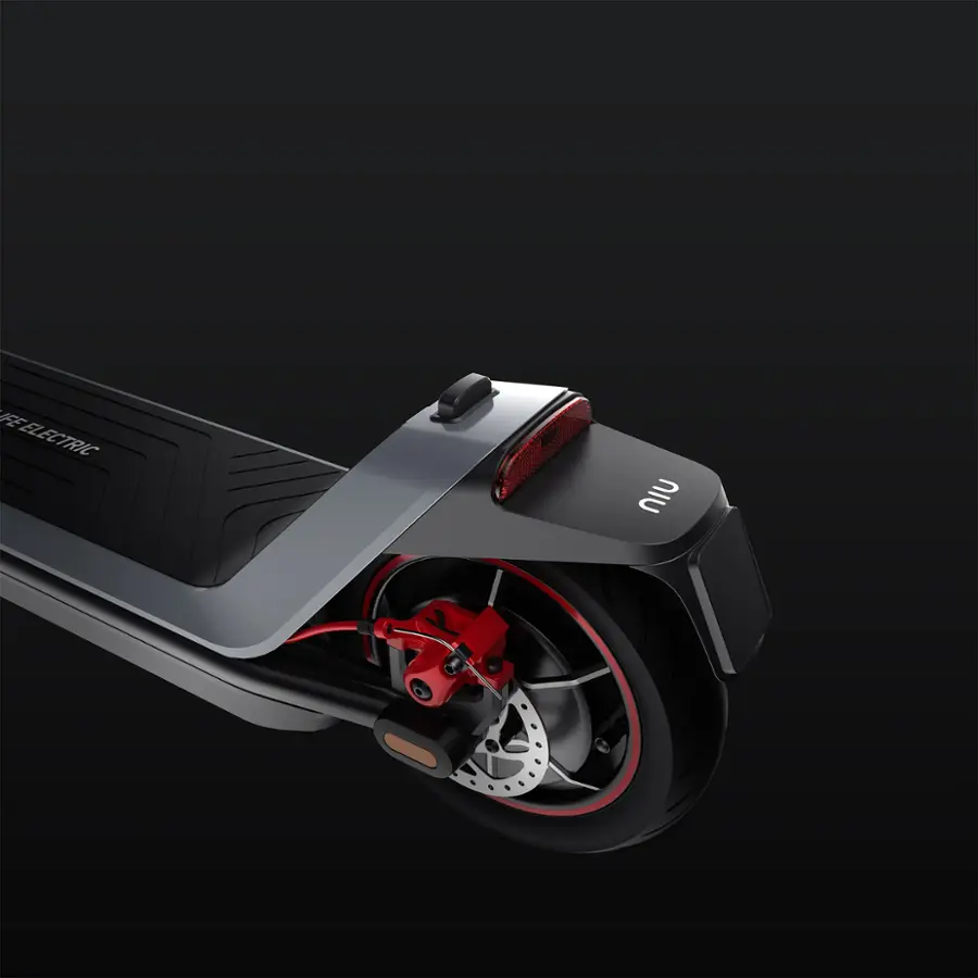 Alt View 15. NIU - KQi 300X Foldable Electric Kick Scooter W/ 37 mi Max Range & 23.7 mph Max Speed - Space Grey.