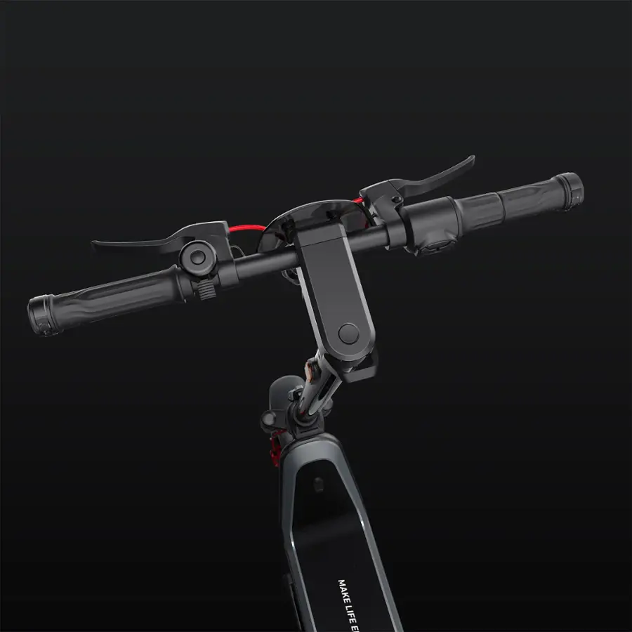 Alt View 18. NIU - KQi 300X Foldable Electric Kick Scooter W/ 37 mi Max Range & 23.7 mph Max Speed - Space Grey.