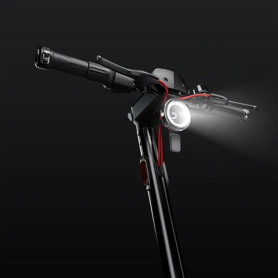 Alt View 19. NIU - KQi 300X Foldable Electric Kick Scooter W/ 37 mi Max Range & 23.7 mph Max Speed - Space Grey.