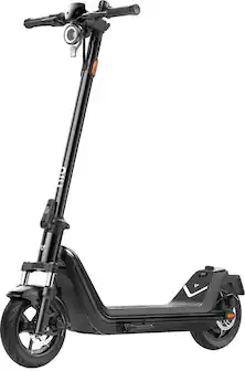 Front. NIU - KQi 300P Foldable Electric Kick Scooter W/ 30 mi Max Range & 20 mph Max Speed - Black.