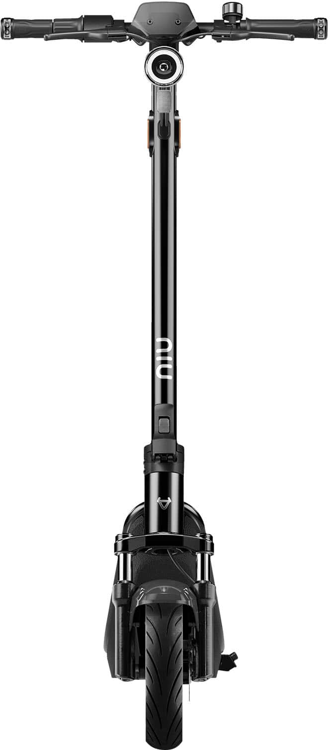 Alt View 11. NIU - KQi 300P Foldable Electric Kick Scooter W/ 30 mi Max Range & 20 mph Max Speed - Black.