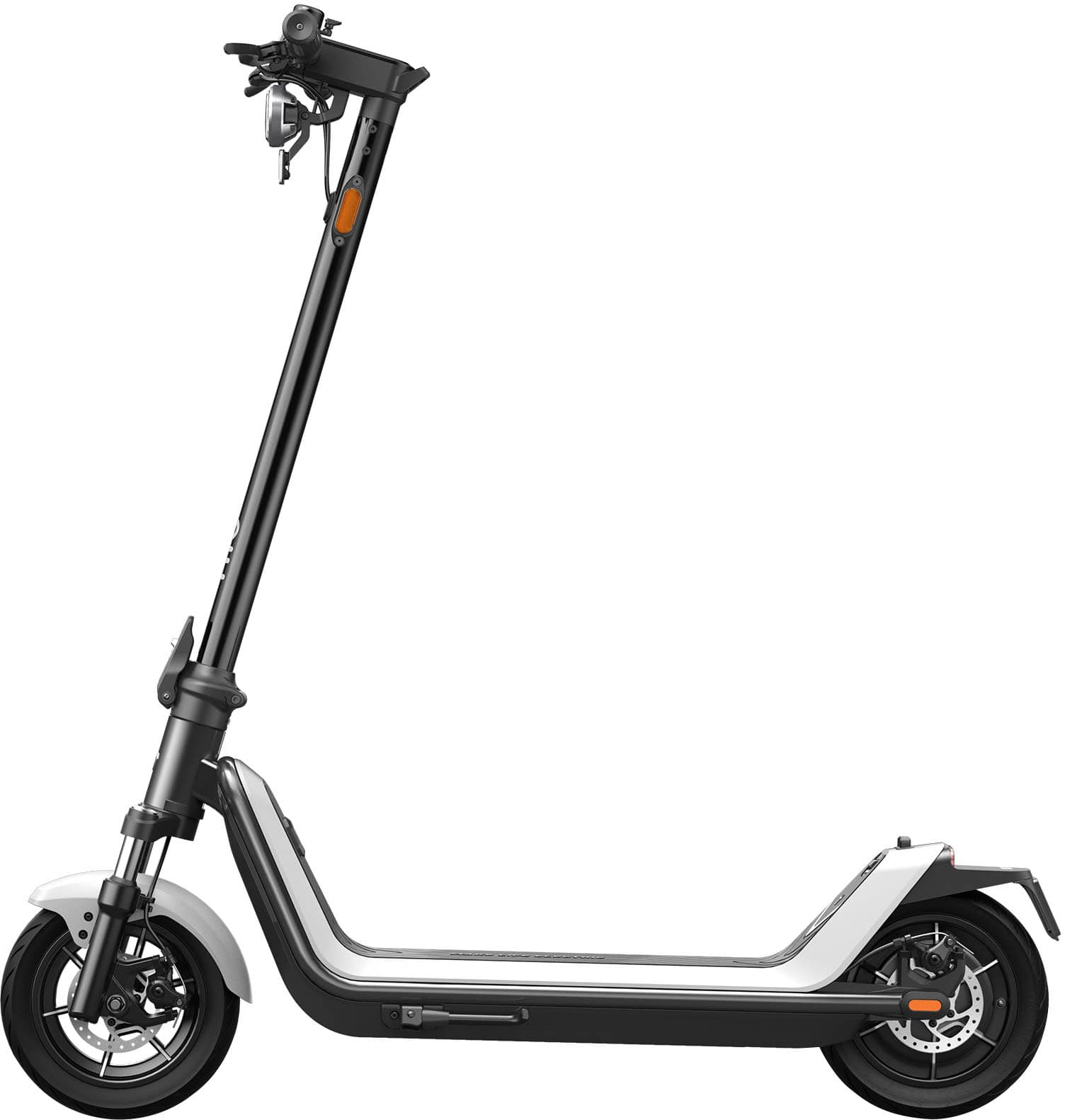 Angle View: OKAI - Neon Ultra ES40 Foldable Electric Scooter w/ 43.5 Miles Max Operating Range & 24 mph Max Speed - Black