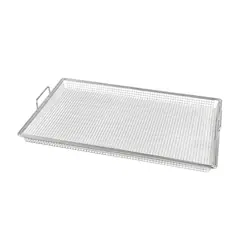 Air Fry Basket for Select GE, GE Profile, and Café Ranges - Stainless Steel - Front_Zoom