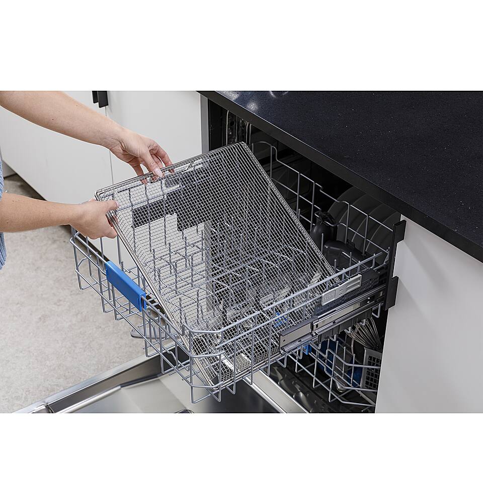 Alt View 13. GE - Air Fry Basket for Select GE, GE Profile, and Café Ranges - Stainless Steel.