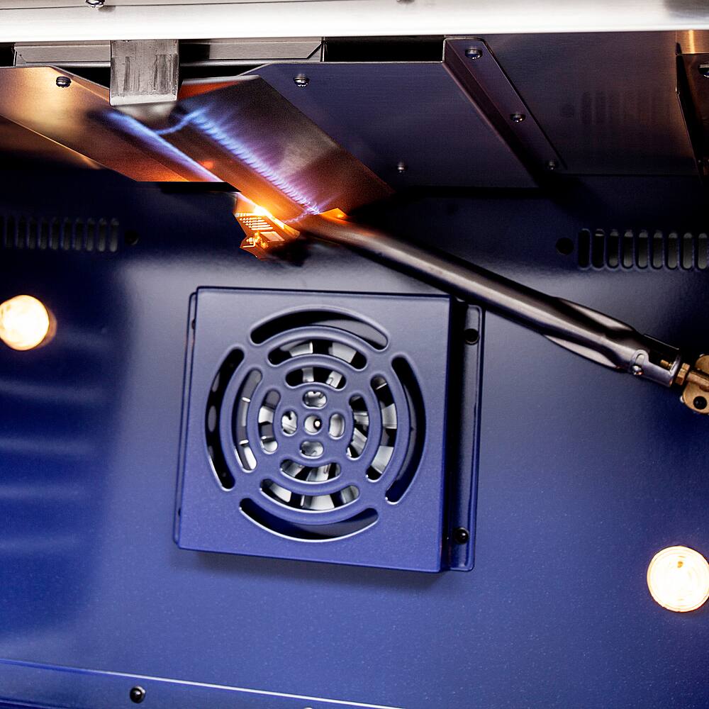 Alt View 18. Forno Appliances - Massimo 5.36 cu.ft. Freestanding Gas Convection Range with French Doors and Air Fryer Kit.