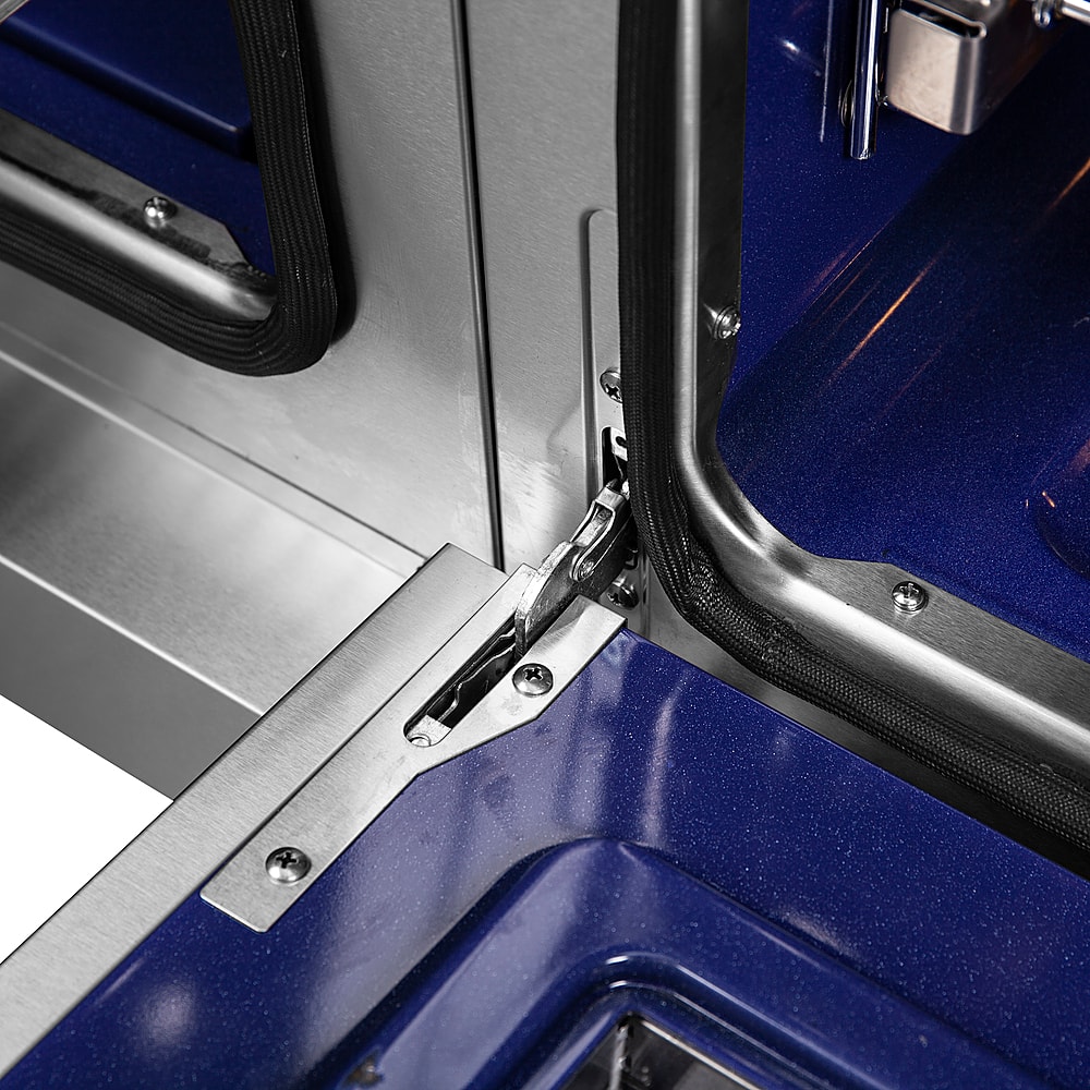 Alt View 18. Forno Appliances - Massimo 6.58 cu.ft. Freestanding Double Oven Gas Convection Range with French Doors and Air Fryer Kit.