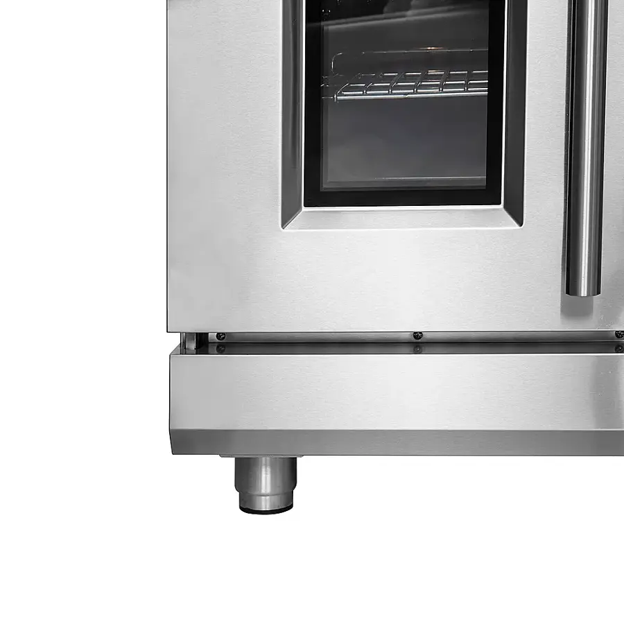 Alt View 19. Forno Appliances - Massimo 6.58 cu.ft. Freestanding Double Oven Gas Convection Range with French Doors and Air Fryer Kit.