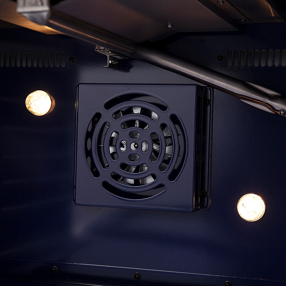 Alt View 20. Forno Appliances - Massimo 6.58 cu.ft. Freestanding Double Oven Gas Convection Range with French Doors and Air Fryer Kit.