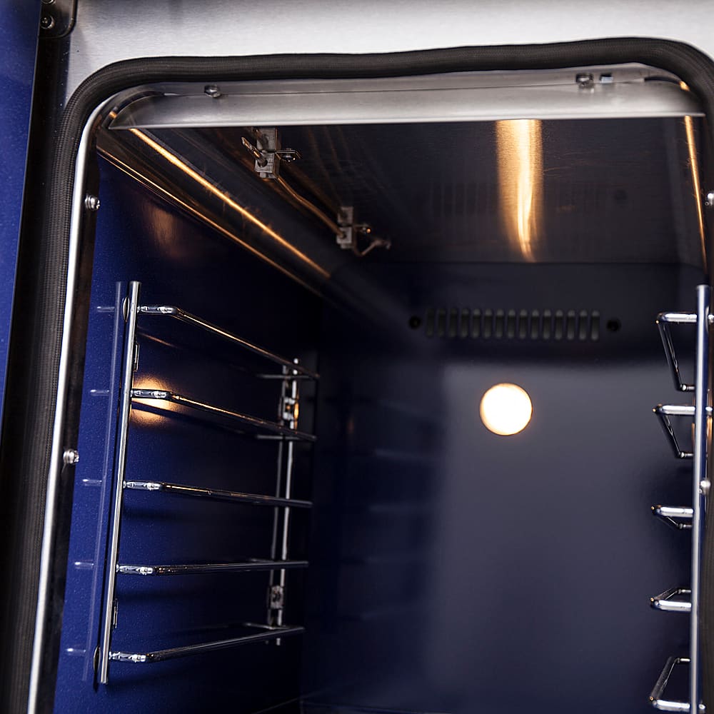 Alt View 21. Forno Appliances - Massimo 6.58 cu.ft. Freestanding Double Oven Gas Convection Range with French Doors and Air Fryer Kit.