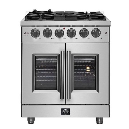Forno Appliances - Massimo 4.32 cu. ft. Freestanding Gas Range with French Doors