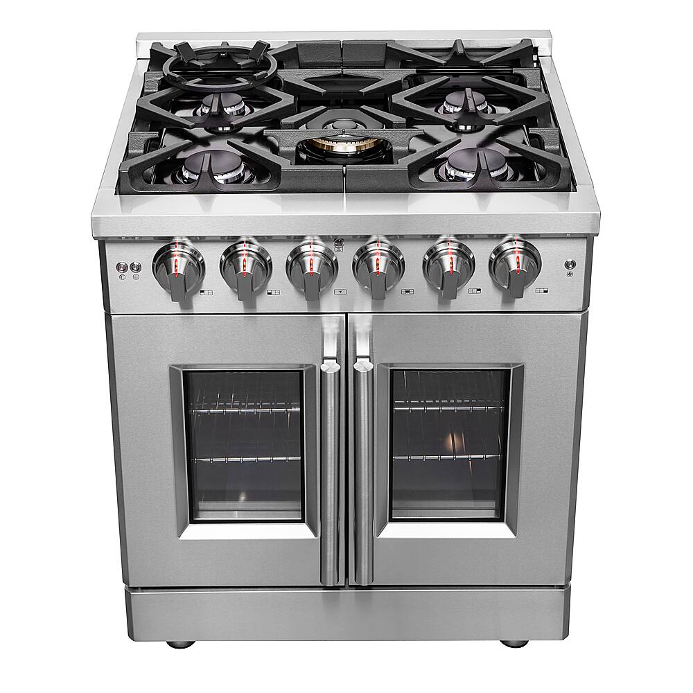 Alt View 11. Forno Appliances - Massimo 4.32 cu. ft. Freestanding Gas Range with French Doors.