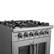 Alt View 12. Forno Appliances - Massimo 4.32 cu. ft. Freestanding Gas Range with French Doors.