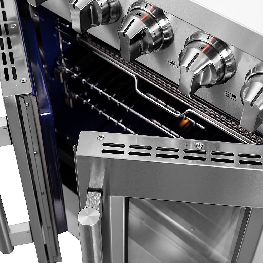 Alt View 18. Forno Appliances - Massimo 4.32 cu. ft. Freestanding Gas Range with French Doors.