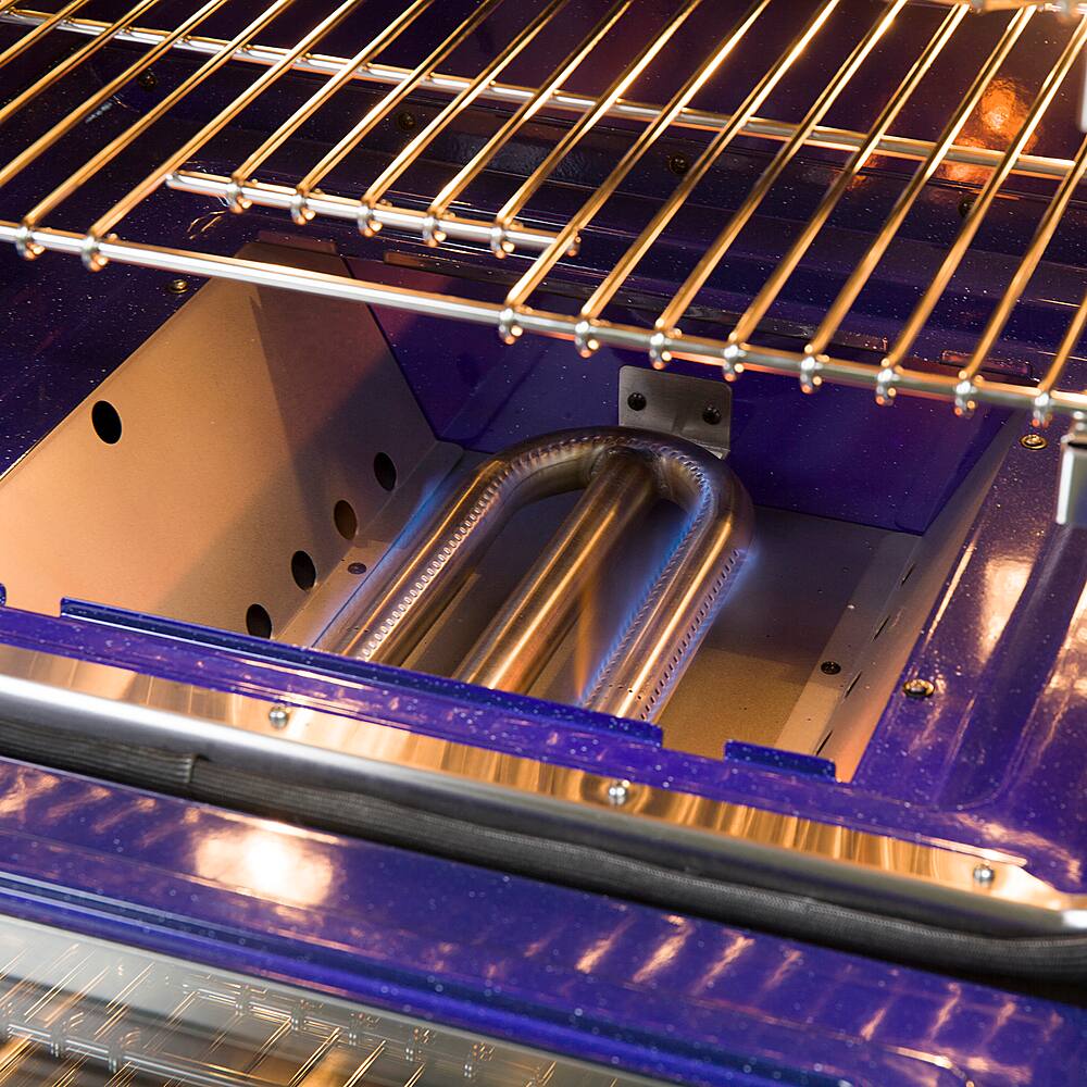 Alt View 1. Forno Appliances - Massimo 8.64 cu.ft. Freestanding Double Oven Gas Convection Range with Steam Cleaning and Air Fryer Kit.