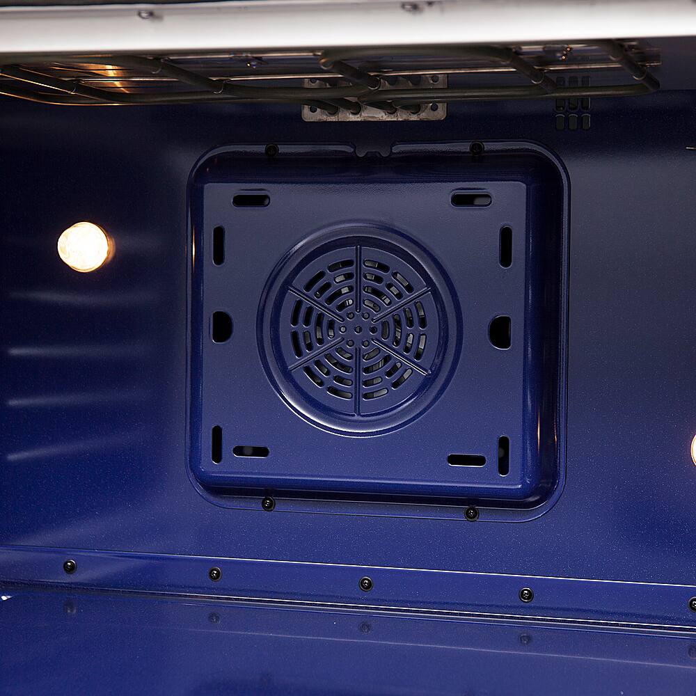 Alt View 15. Forno Appliances - Massimo 5.36 cu.ft. Freestanding Dual Fuel Convection Range with Steam Cleaning and French Doors - Stainless steel.