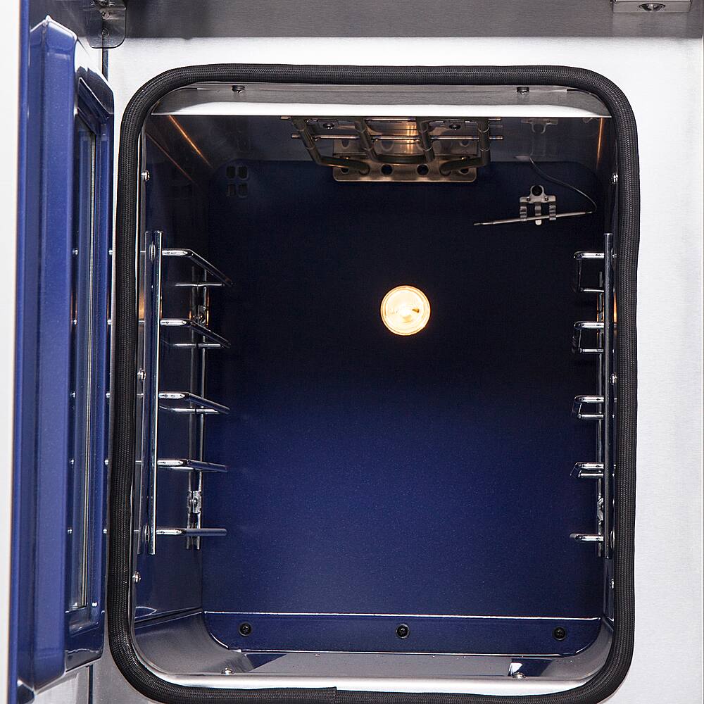 Alt View 19. Forno Appliances - Massimo 6.58 cu.ft. Freestanding Double Oven Dual Fuel Convection Range with Steam Cleaning and French Doors - Stainless steel.