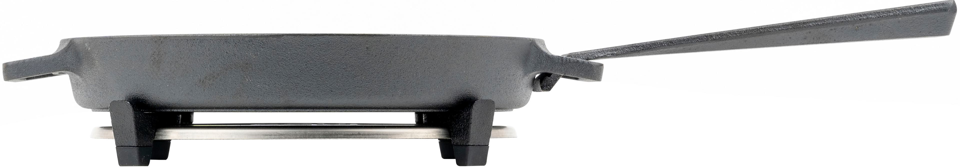 Alt View 13. Ooni - Cast Iron Skillet - Black.