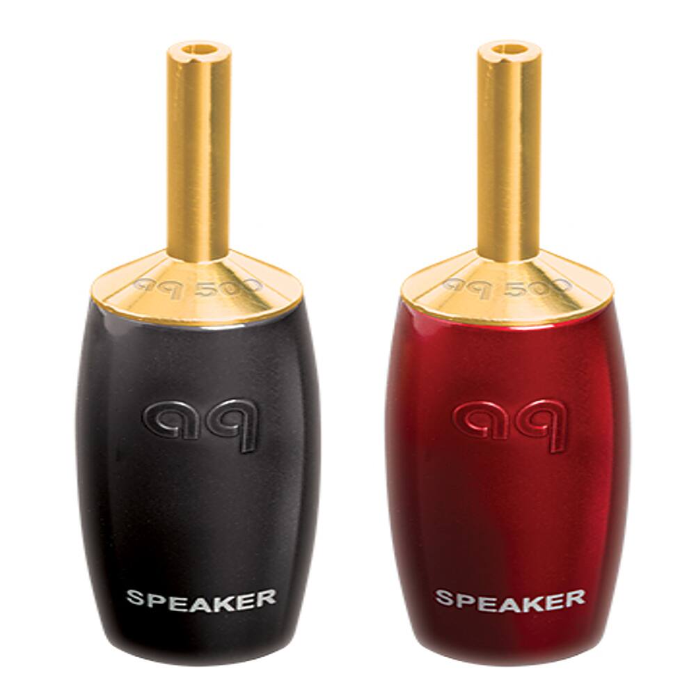 Front. AudioQuest - Set/4 FR 507 Banana Connectors - Gold.