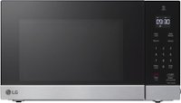 LG - 0.9 Cu. Ft. Countertop Microwave with Sensor Cooking and Smart Inverter - Stainless Steel - Front_Zoom