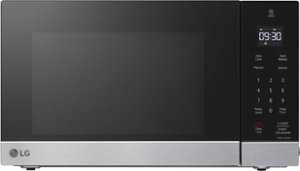 LG - 0.9 Cu. Ft. Countertop Microwave with Sensor Cooking and Smart Inverter - Stainless Steel - Front_Zoom