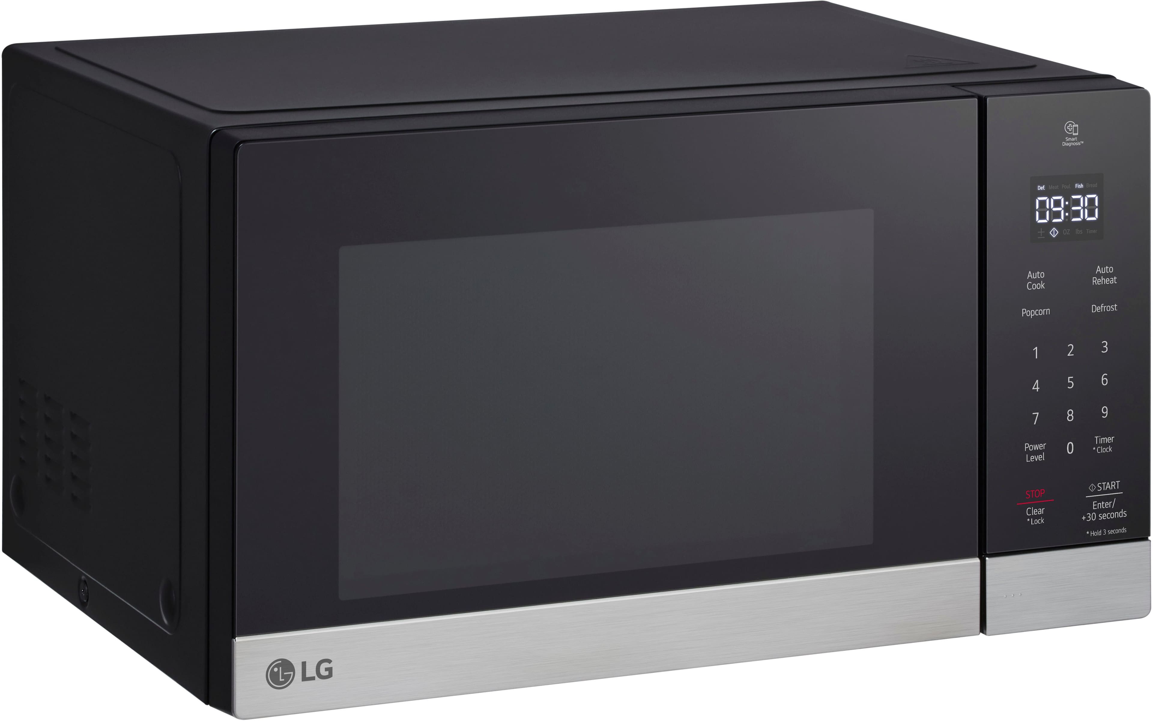 Alt View 15. LG - 0.9 Cu. Ft. Countertop Microwave with Sensor Cooking and Smart Inverter - Stainless Steel.