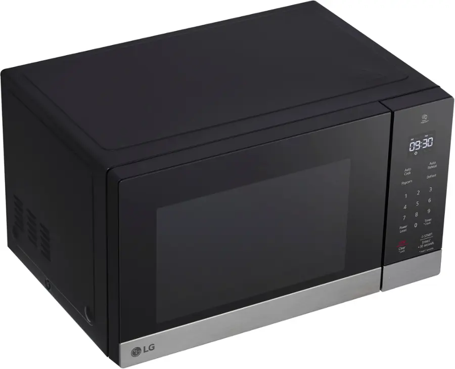 Alt View 16. LG - 0.9 Cu. Ft. Countertop Microwave with Sensor Cooking and Smart Inverter - Stainless Steel.