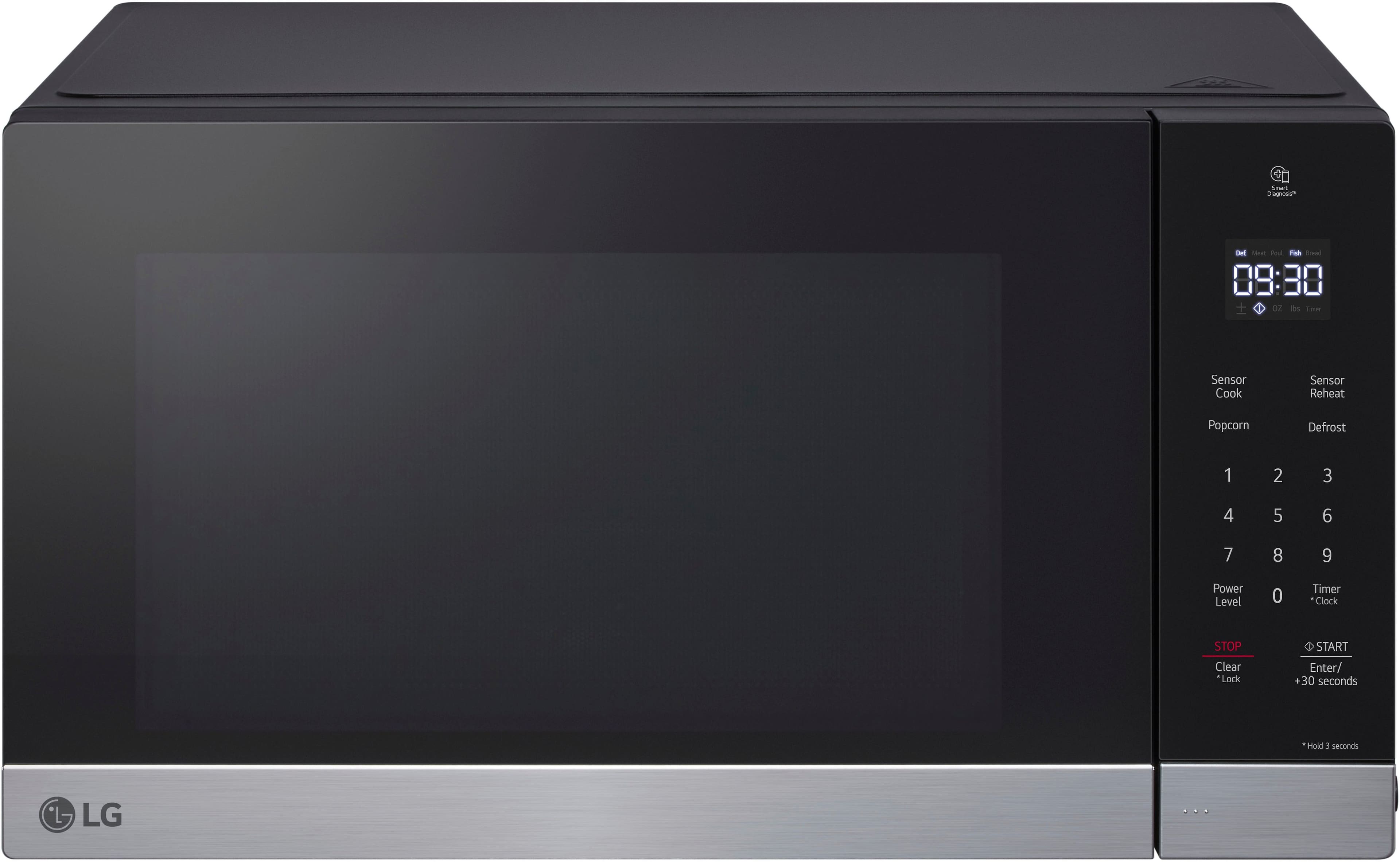 Lg 1 5 Cu Ft Countertop Microwave With Sensor Cooking And Smart Inverter Stainless Steel