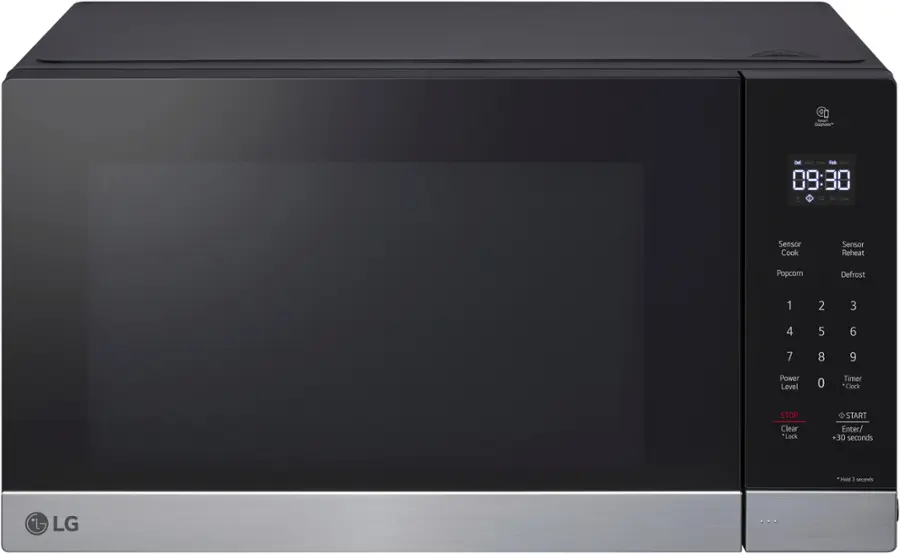 Alt View 12. LG - 1.5 Cu. Ft. Countertop Microwave with Sensor Cooking and Smart Inverter - Stainless Steel.