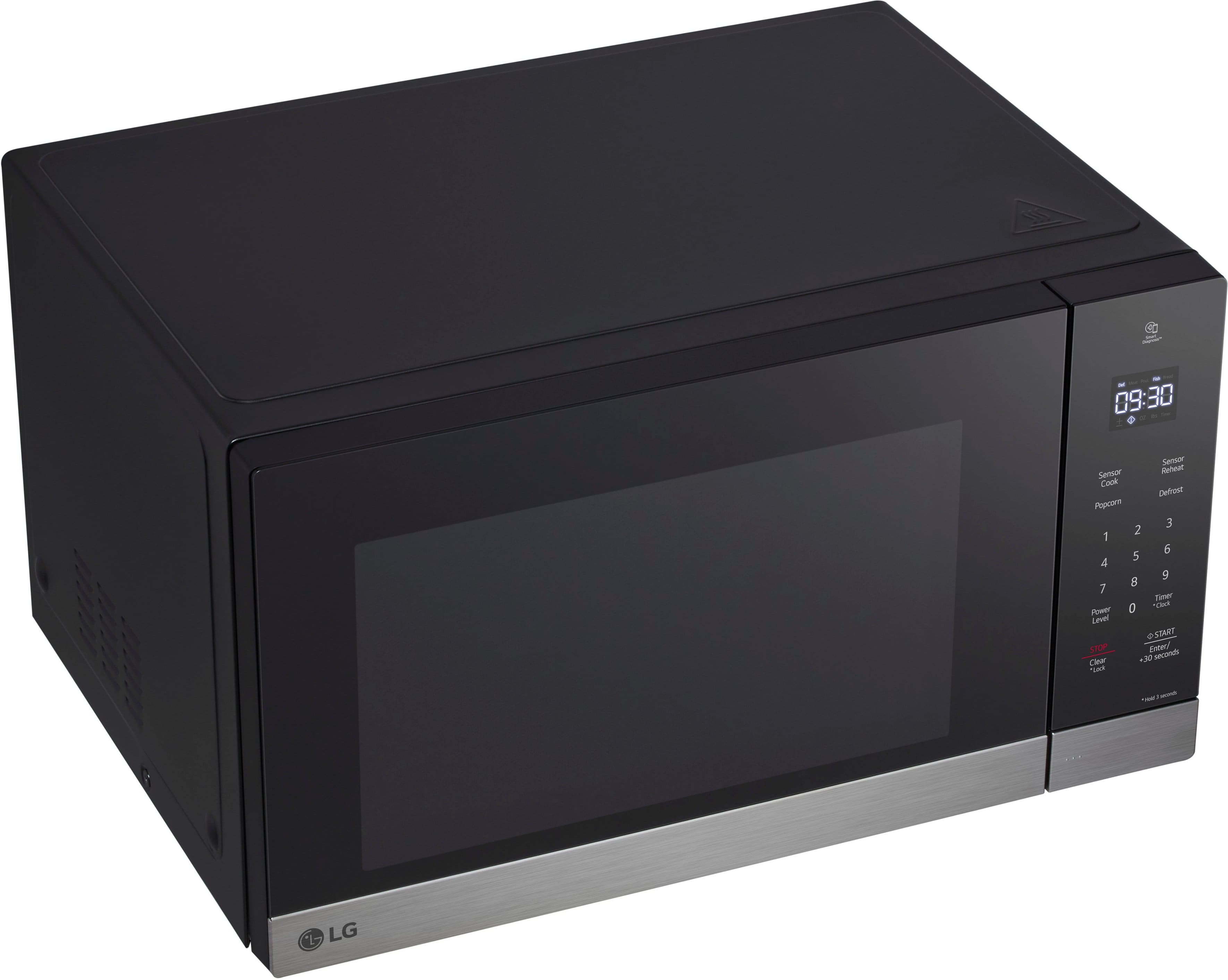 Alt View 16. LG - 1.5 Cu. Ft. Countertop Microwave with Sensor Cooking and Smart Inverter - Stainless Steel.