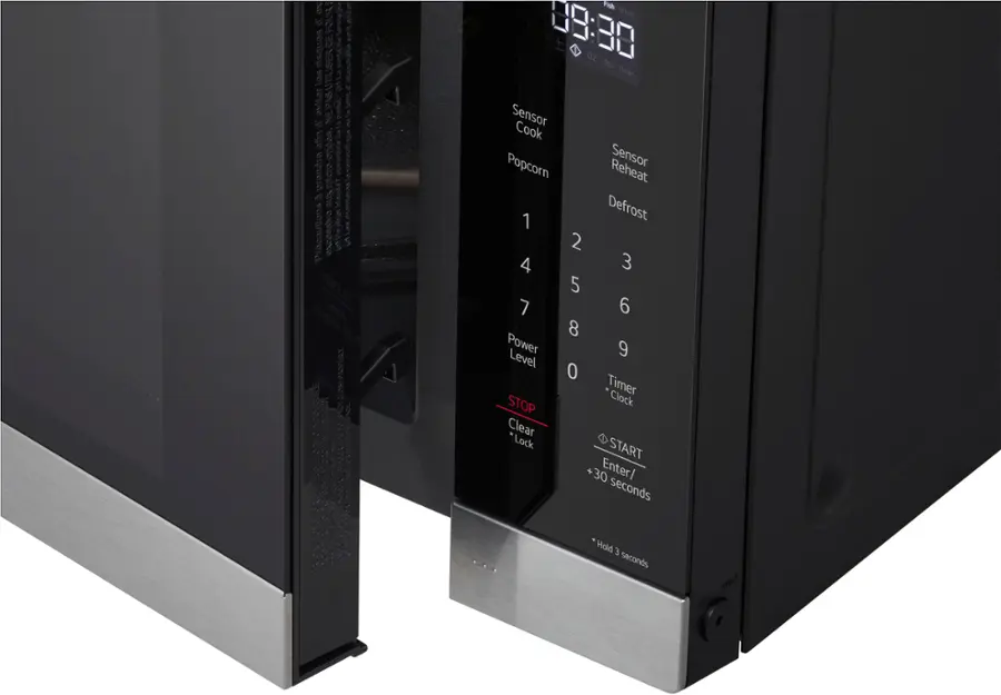 Alt View 23. LG - 1.5 Cu. Ft. Countertop Microwave with Sensor Cooking and Smart Inverter - Stainless Steel.