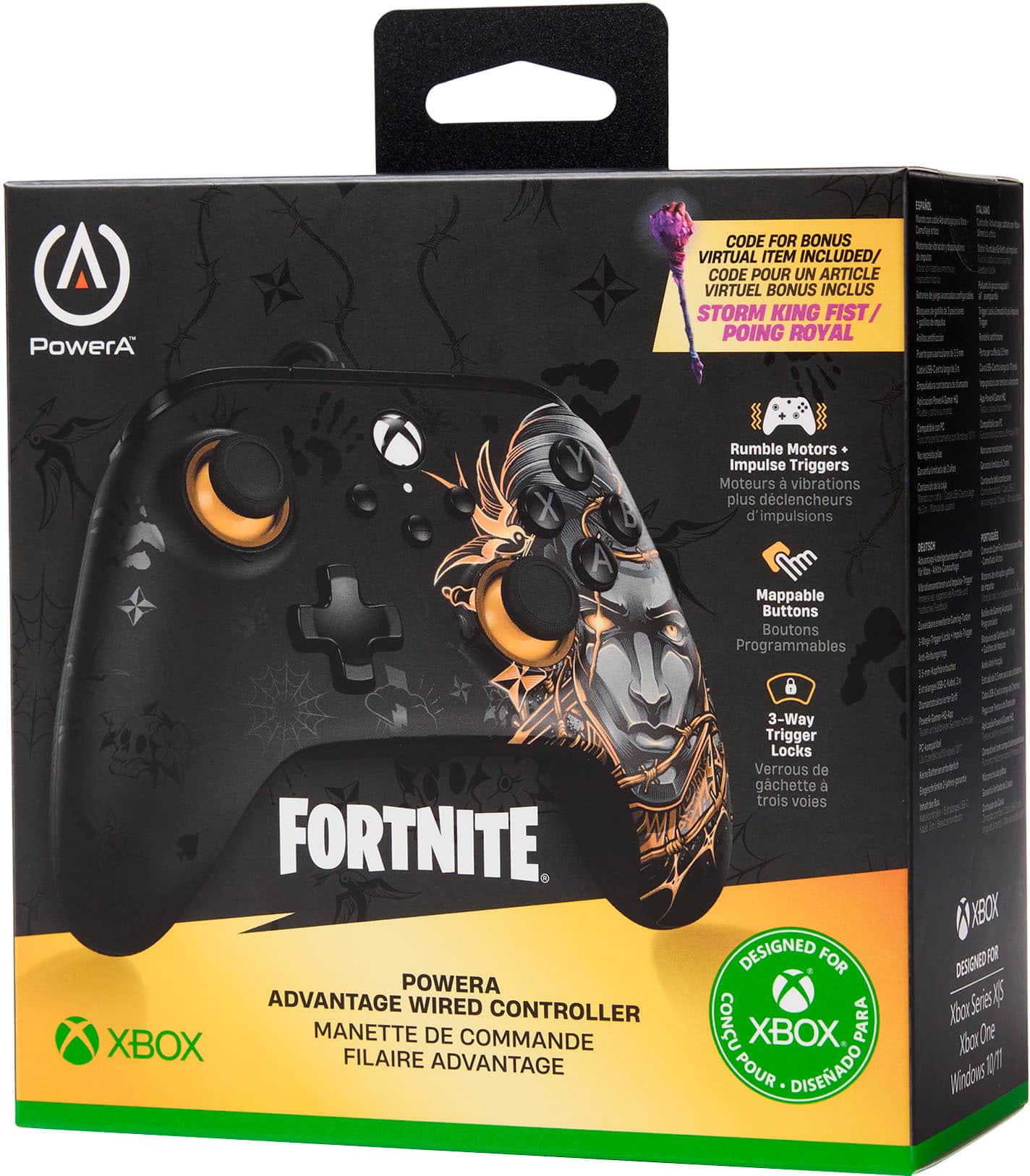 Alt View 25. PowerA - Advantage Wired Controller for Xbox Series X|S - Midas.