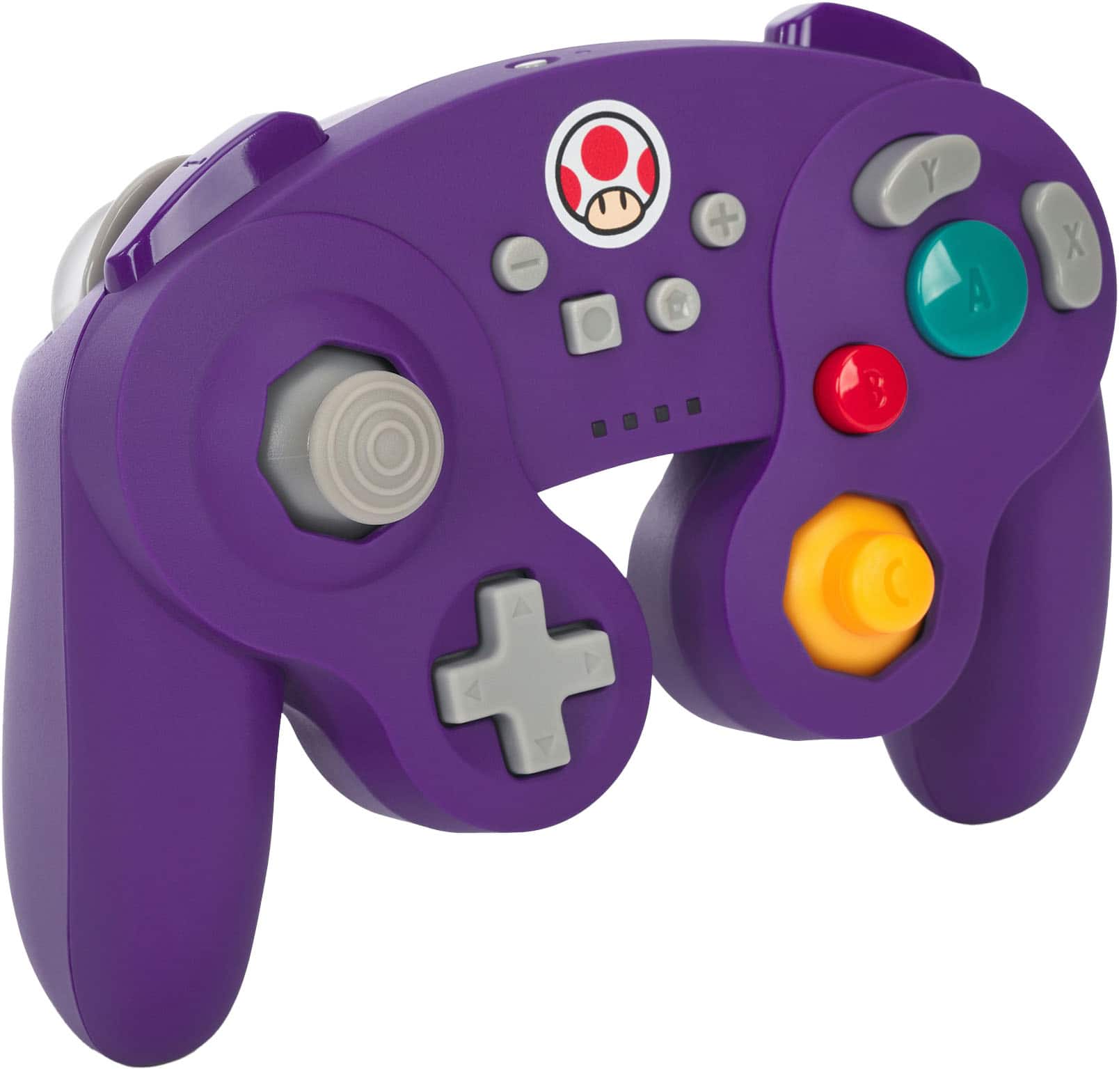 Angle. PowerA - GameCube Style Wireless Controller for Nintendo Switch - Toad.