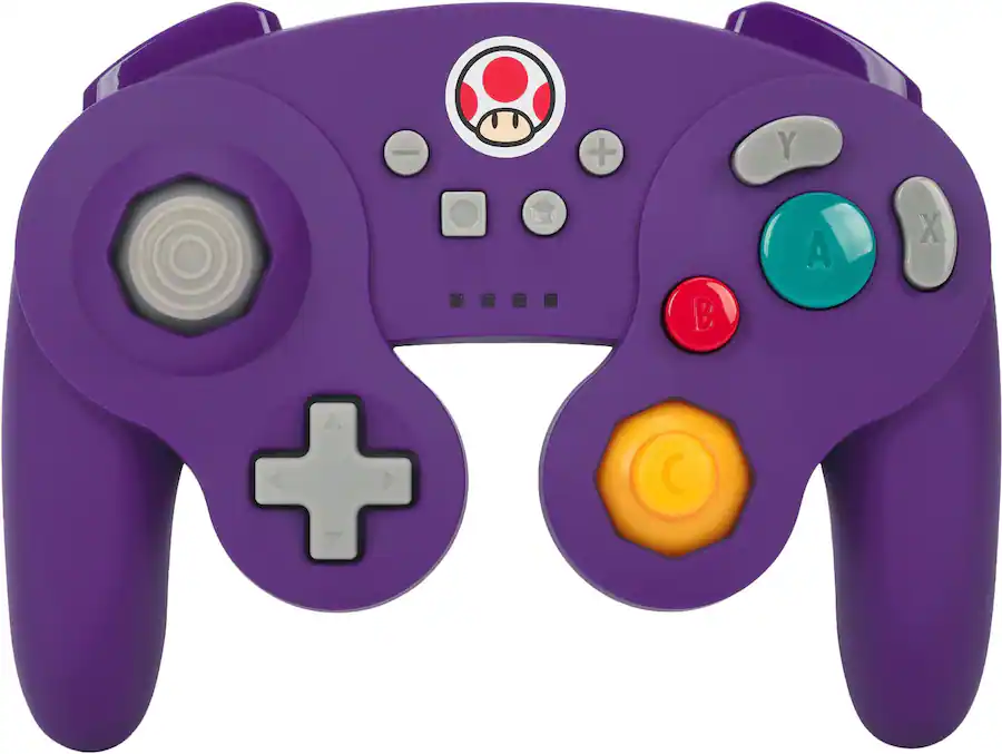 PowerA GameCube Style Wireless Controller for Nintendo Switch Toad