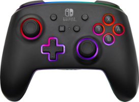 PowerA - Enhanced Wireless Controller for Nintendo Switch - Black - Front_Zoom