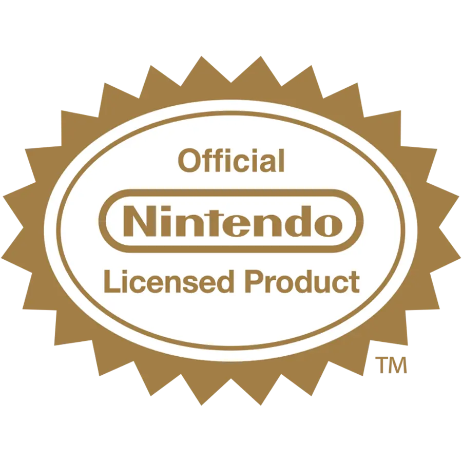 The image features a black Nintendo Switch game controller with purple and pink accents on the buttons. The controller is designed for the Nintendo Switch gaming console and has a distinctive color scheme that sets it apart from other gaming controllers. The controller is displayed on a white background, which highlights its features and design.