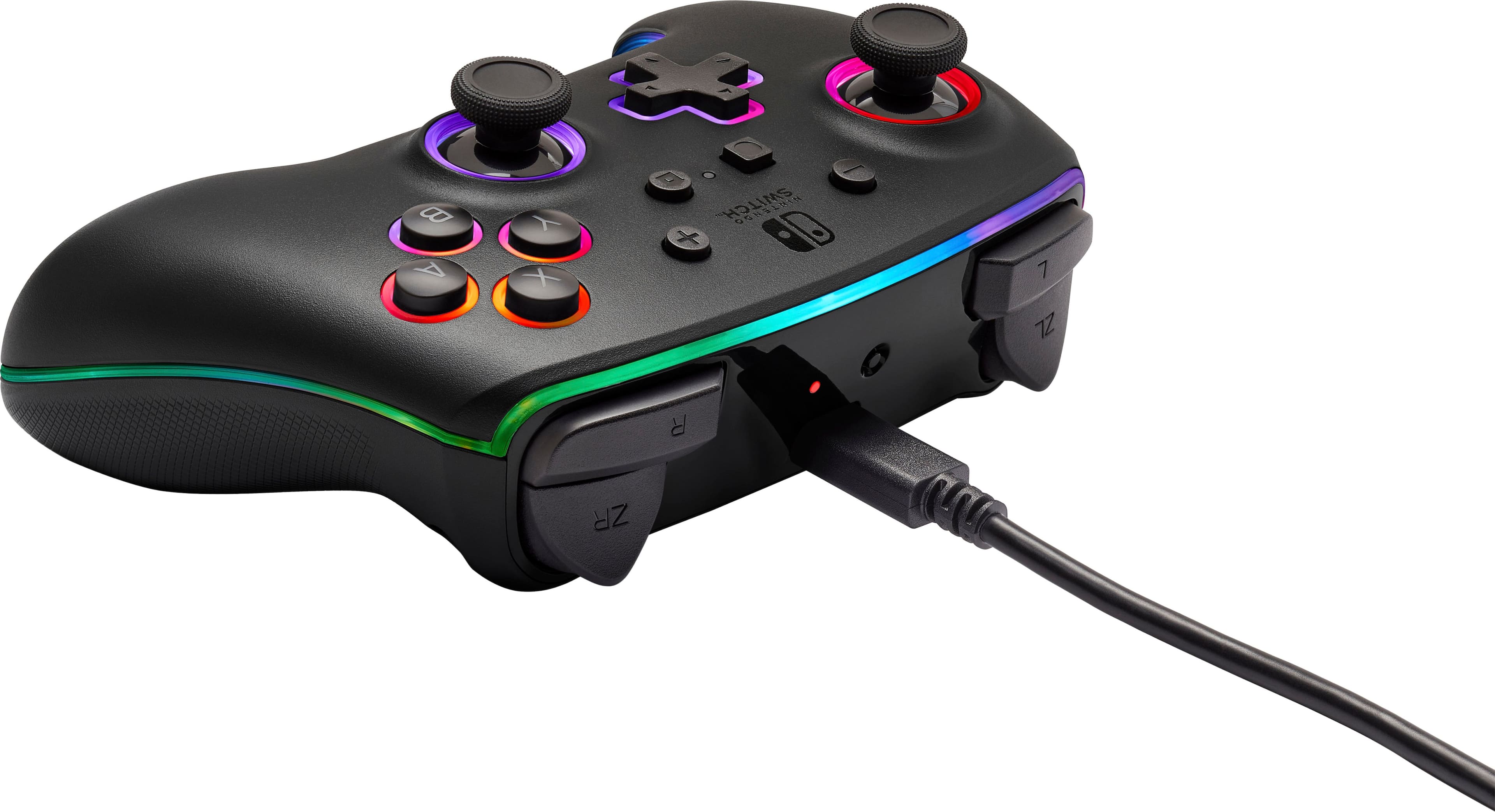 Alt View 17. PowerA - Enhanced Wireless Controller for Nintendo Switch - Black.