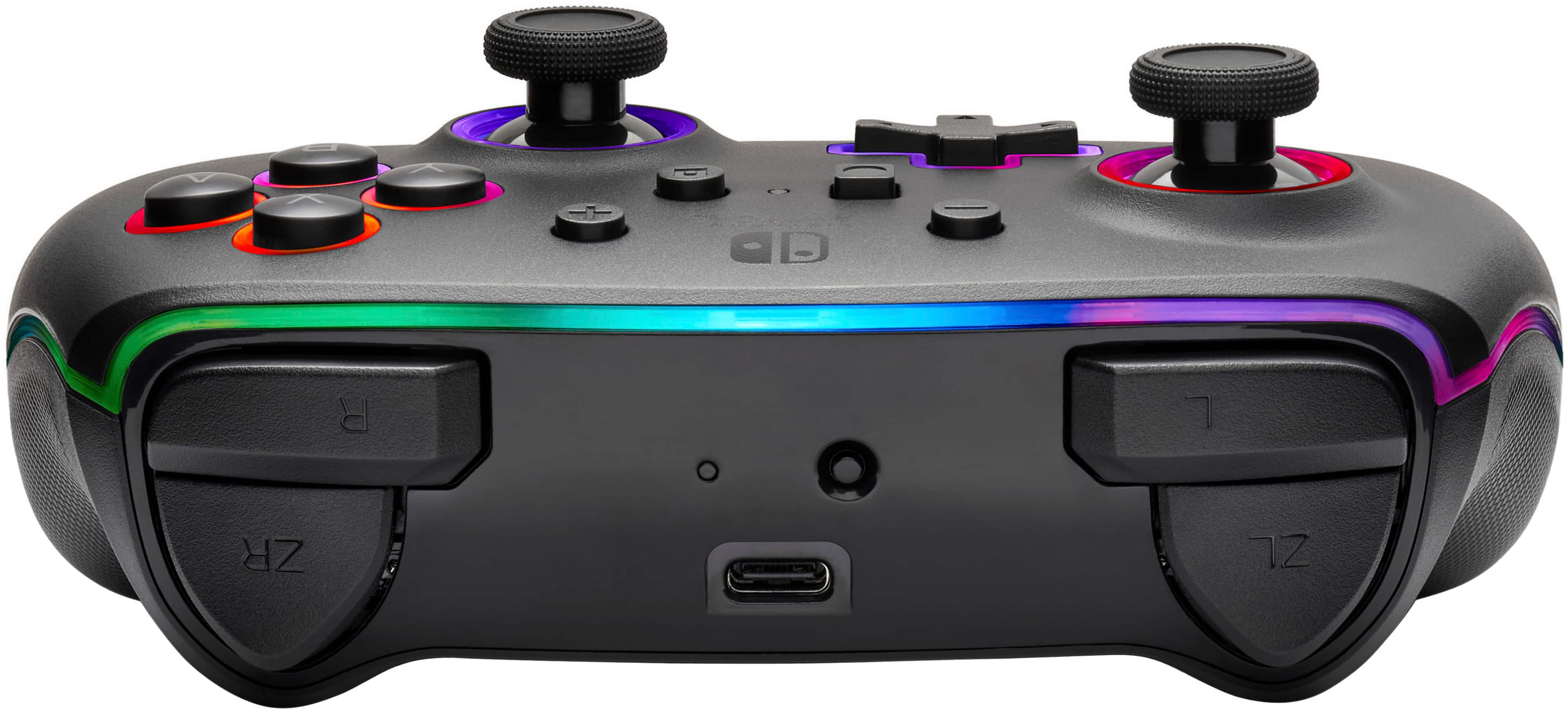 Alt View 19. PowerA - Enhanced Wireless Controller for Nintendo Switch - Black.