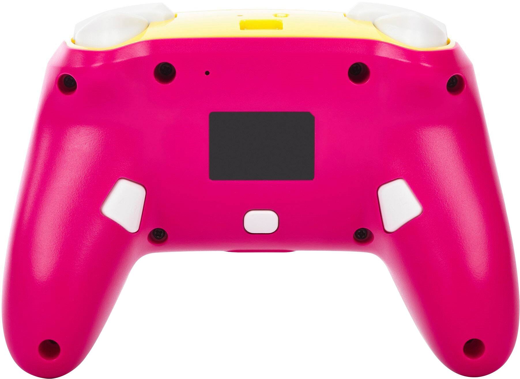 Back. PowerA - Enhanced Wireless Controller for Nintendo Switch - Pikachu Vibrant.