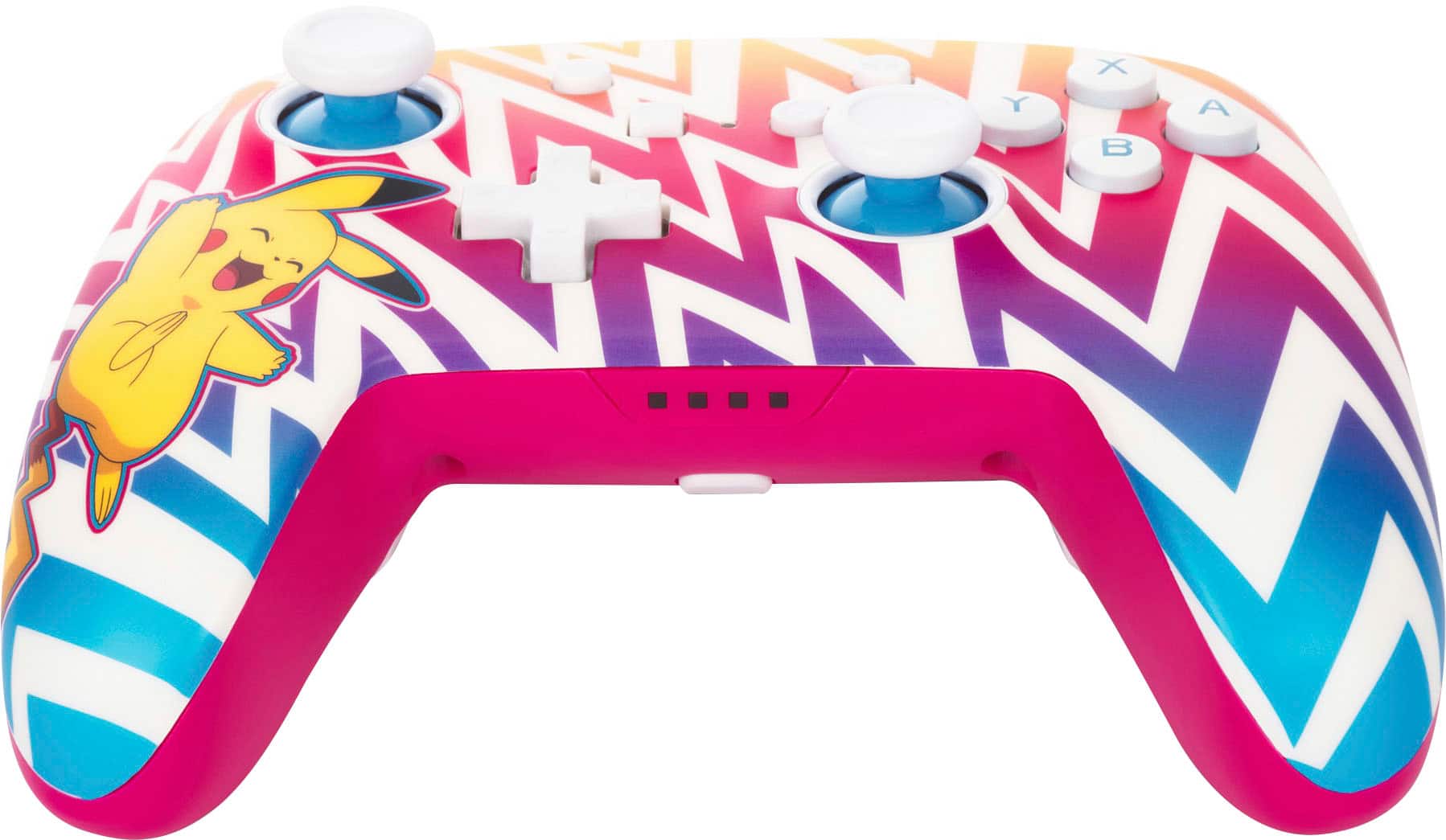 Alt View 14. PowerA - Enhanced Wireless Controller for Nintendo Switch - Pikachu Vibrant.