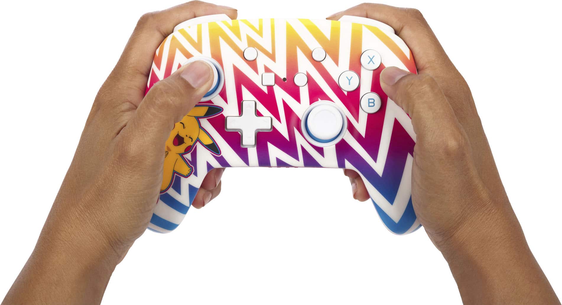 Alt View 20. PowerA - Enhanced Wireless Controller for Nintendo Switch - Pikachu Vibrant.