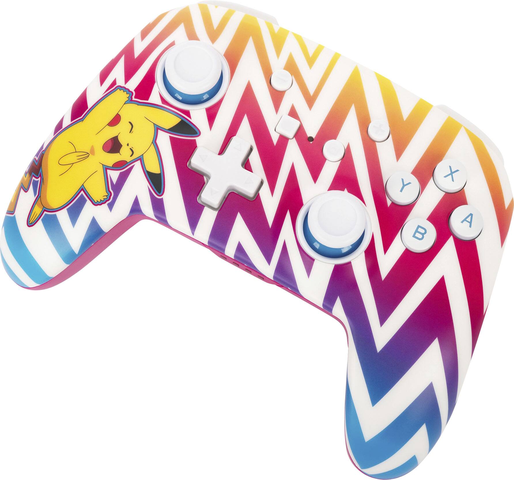 Alt View 25. PowerA - Enhanced Wireless Controller for Nintendo Switch - Pikachu Vibrant.