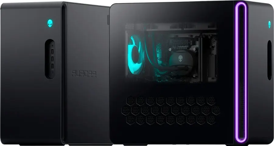 Alt View 12. Alienware - Aurora R16 Desktop - 14th Gen Intel Core i9 14900KF - 32GB Memory - NVIDIA GeForce RTX 4080 SUPER - 2TB SSD - Black.