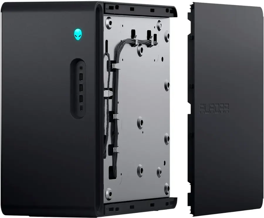 Alt View 4. Alienware - Aurora R16 Desktop - 14th Gen Intel Core i9 14900KF - 32GB Memory - NVIDIA GeForce RTX 4080 SUPER - 2TB SSD - Black.