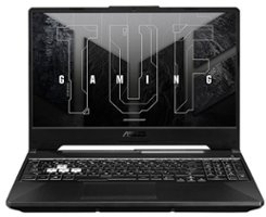 ASUS - TUF Gaming A15 15.6" 144Hz Gaming Laptop FHD - AMD Ryzen  5-7535HS with 8GB Memory - NVIDIA GeForce RTX 2050 - 512GB SSD - Graphite Black - Front_Zoom