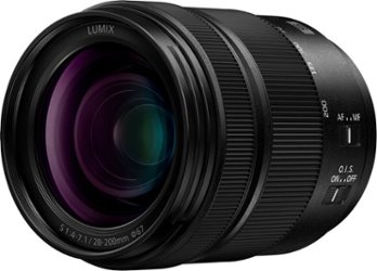 Panasonic - LUMIX Full Frame Camera Lens, S 28-200mm F4-7.1 MACRO - Front_Zoom